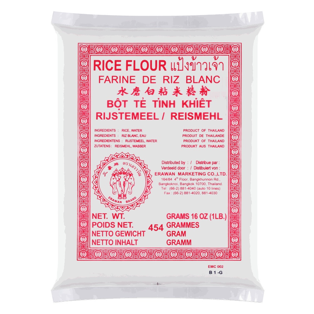 Rice Flour (Export Packs) — 454 g · ERAWAN Brand