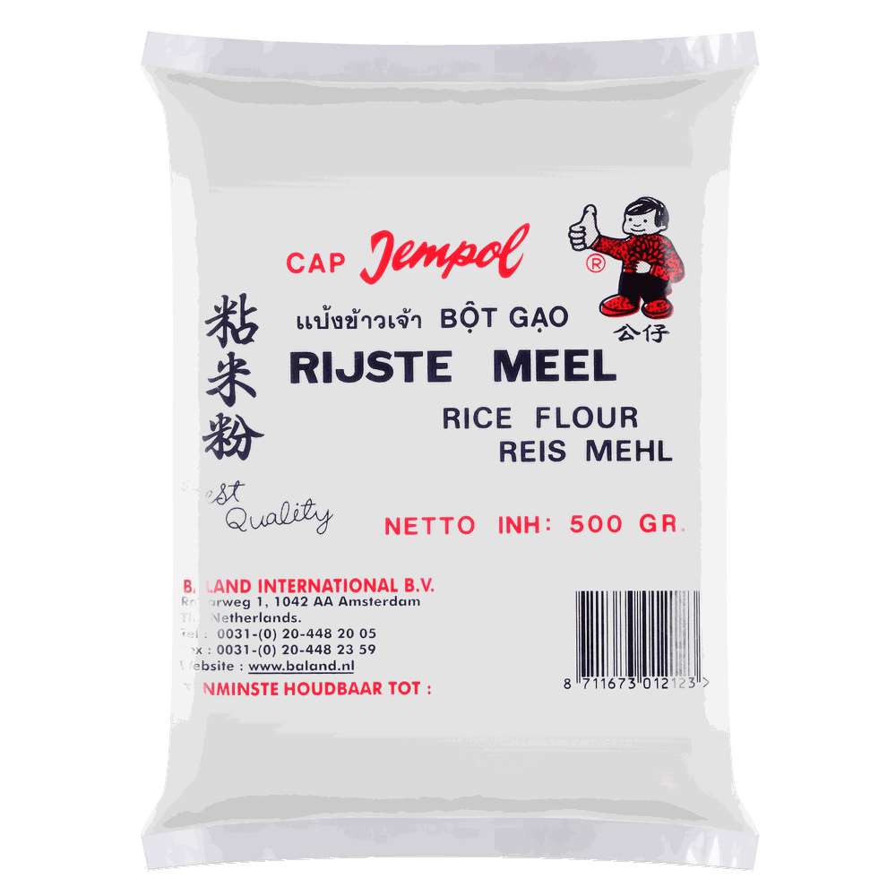 Rice Flour (Export Packs) — 500 g · Cap Jempol (Rijstemeel)