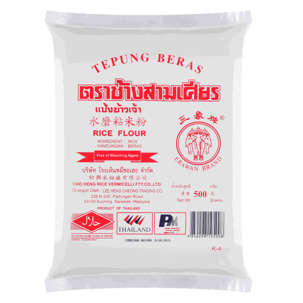 Rice Flour (Export Packs) — 500 g · Tepung Beras